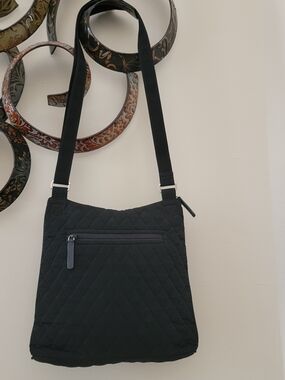 Vera Bradley Black Quilted Crossbody Bag